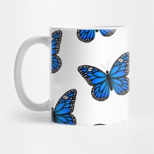 Monarch Butterfly - Blue Mug